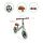 Kinder Laufrad, Leichtmetall Rahmen, Kunststoffräder mit Vollgummi-Profilreifen, ergonomischer Sattel höhenverstellbar, rutschfeste Handgriffe