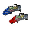 Spielzeug-LKW mit Anhänger und Tragegriff, Truck mit...
