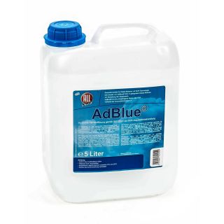 AdBlue für Dieselmotoren, Harnstofflösung gemäß ISO 22241 zur SCR-Abgasnachbehandlung, 5 Liter