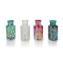 Glas-Vase Point mit irisierendem Farbverlauf, kleine Vase...