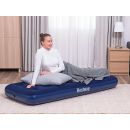 Single-Luftbett, 1 Personen-Luftmatratze, Gästebett, samtige Oberfläche, wasserabweisend, 2-in-1 Ventil, Tragkraft max. 150 kg