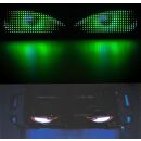 Smart-LED-Panel, flexibel, für LKWs mit 1024 LEDs, langes USB-C Kabel, vielen beweglichen Abbildungen, wie 100 verschiedene Teufels-Augen, programmierbar, Bedienung über Fernbedienung oder App, (L) ca. 37,5 cm