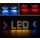 Smart-LED-Panel, flexibel, für LKWs mit 1024 LEDs, langes USB-C Kabel, vielen beweglichen Abbildungen, wie 100 verschiedene Teufels-Augen, programmierbar, Bedienung über Fernbedienung oder App, (L) ca. 37,5 cm