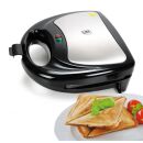 LKW Sandwichmaker 24V 240W, Wohnmobil mit Sicherheitsverschluß, 2 LED-Indikationslichter, 2 Antihaft-Heizplatten, Kabel für Zigarettenanzünderbuchse
