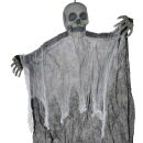 Halloween Hängender Geist, mit Totenkopf, biegbaren...