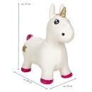 Einhorn-Hüpftier für Kleinkinder zum Aufblasen,...