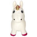 Einhorn-Hüpftier für Kleinkinder zum Aufblasen, fördert wie Hüpfball motorische Fähigkeiten, z.B. Gleichgewichtssinn etc., Tragkraft max. 20 kg
