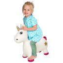 Einhorn-Hüpftier für Kleinkinder zum Aufblasen, fördert wie Hüpfball motorische Fähigkeiten, z.B. Gleichgewichtssinn etc., Tragkraft max. 20 kg