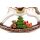 Weihnachtsfigur Schaukelpferd mit Weihnachtsbaum, Paketen, Teddy, Trommel, etc., Weihnachtsdekoration, (LxBxH) ca. 30 x 8,5 x 25 cm