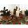Dekoschlitten mit 4 Kerzenhaltern für Adventsgesteck, Adventsdekoration, (HxBxT) ca. 11 x 20 x 41 cm