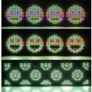 Devils Eye für LKW, Programmierbare Flexible LED-Panel (L ca. 37,2 cm) mit 1024 LEDs, vielen beweglichen Abbildungen, u.a. ca. 450 Teufelsaugen Bedienung über Fernbedienung oder Handy-App