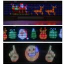 Devils Eye für LKW, Programmierbare Flexible LED-Panel (L ca. 59 cm) mit 1536 LEDs, vielen beweglichen Abbildungen, u.a. ca. 500 Teufelsaugen Bedienung über Fernbedienung oder Handy-App