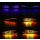 Devils Eye für LKW, Programmierbare Flexible LED-Panel (L ca. 59 cm) mit 1536 LEDs, vielen beweglichen Abbildungen, u.a. ca. 500 Teufelsaugen Bedienung über Fernbedienung oder Handy-App