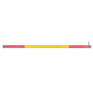 LED-Lichtleiste (L) ca. 90 cm, 69 LEDs in den spanischen Nationalfarben rot, gelb, rot, inkl. 2 x Saugnapf-Halterungen, für KFZ-Innenräume von LKW, Wohnmobil etc., Kabel ca. 140 cm mit USB-A-Anschluß
