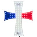 LED Kreuz mit 84 weißen LEDs auf...