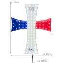 LED Kreuz mit 84 weißen LEDs auf...