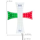 LED Kreuz mit 84 weißen LEDs auf...