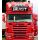 LED Kreuz mit 84 weißen LEDs auf grün-weiß-rot, italienische Nationalfarben, für LKW- oder Wohnmobil-Dekoration, inklusive 2 Saugnapfhalter, mit USB-A Stecker