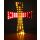LED Kreuz mit 84 weißen LEDs auf gelb-rot-gelb, spanische Nationalfarben, für LKW- oder Wohnmobil-Dekoration, inklusive 2 Saugnapfhalter, mit USB-A Stecker