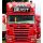 LED Kreuz mit 84 weißen LEDs auf gelb-rot-gelb, spanische Nationalfarben, für LKW- oder Wohnmobil-Dekoration, inklusive 2 Saugnapfhalter, mit USB-A Stecker