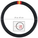 LKW-Lenkradbezug mit kleiner Flagge in rot-gelb-rot,...