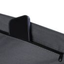 Faltbare Strandliege, Strandmatte leicht gepolstert, Rückenlehne stufenlos verstellbar, Tasche mit Reißverschluss für Kleinutensilien