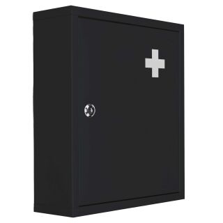 Medizinschrank aus Stahl, Medikamentenschrank abschließbar, Apotheker, 29,99 €