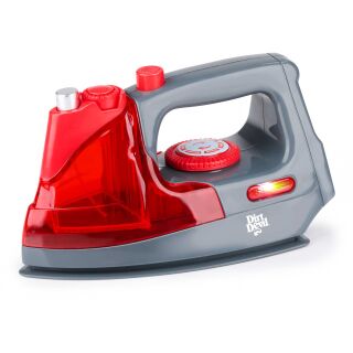 Kinder-Spielzeug-Bügeleisen mit Licht- und Tonfunktion, abnehmbarer Wassertank mit Sprühfunktion, batteriebetrieben
