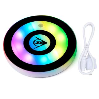 Fahrzeuglicht für Getränkehalter, LED-Leuchte, 7 Farben in 2 Funktionen, gewählte Farbe oder Farbwechsel, Akku wiederaufladbar, mit USB-C-Ladekabel