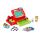 Kinder-Spielzeug-Registrierkasse, 24 Teile, Spielzeugkasse mit Ton- und Rechenfunktion, Geldfach, Spielgeld, Scheckkarte, Coupons, Waren und Einkaufskorb, Batteriebetrieb