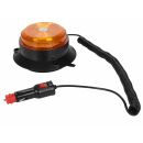 Orange Warnleuchte mit 30 LEDs, 4 Licht-Modi, rundes...