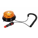 Orange Warnleuchte mit 12 LEDs, 4 Licht-Modi, rundes...