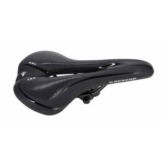 Fahrradsattel mit Gel-Polsterung, Sattel schmal ergonomisch geformt, Damen Herren, 27 x 15 cm