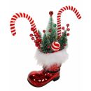 Beleuchteter Nikolausstiefel, Weihnachtsdeko mit 20 LEDs,...