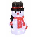 Weihnachtsbeleuchtung Schneemann aus Acryl, 30 LEDs,...