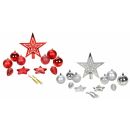 40-teiliges Weihnachtsschmuck Set, Christbaumkugeln...