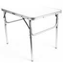 Camping-/Klapptisch aus Aluminium, leicht, robuste Tischplatte, 3,5 cm Packhöhe, 2,7 kg